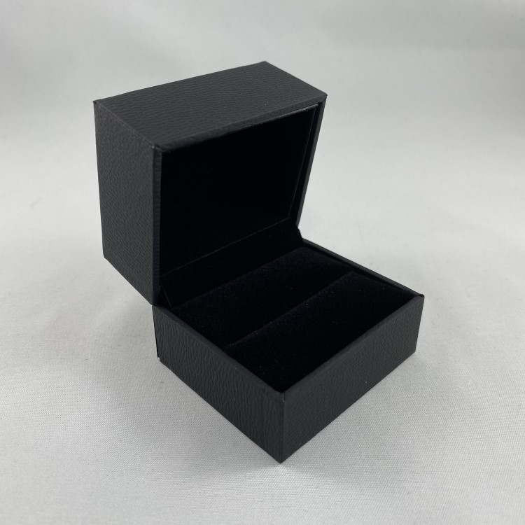 Black Stippled Single Ring Box